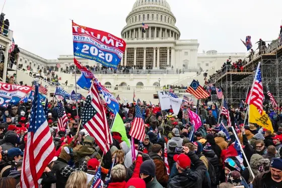 A 'relatively small number of people who went to the capitol' a.k.a the January 6 Insurrection